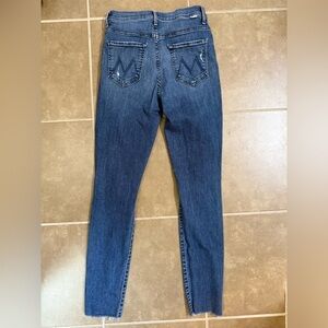 MOTHER👖Swooner Ankle Fray Denim